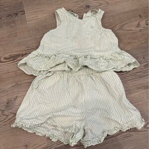 H&M MATCHING SHORTS SET